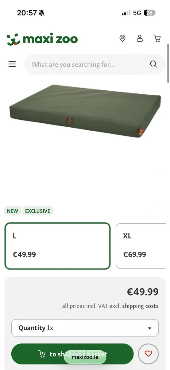 Dog crate and dog bed used for 1 week - Image 3