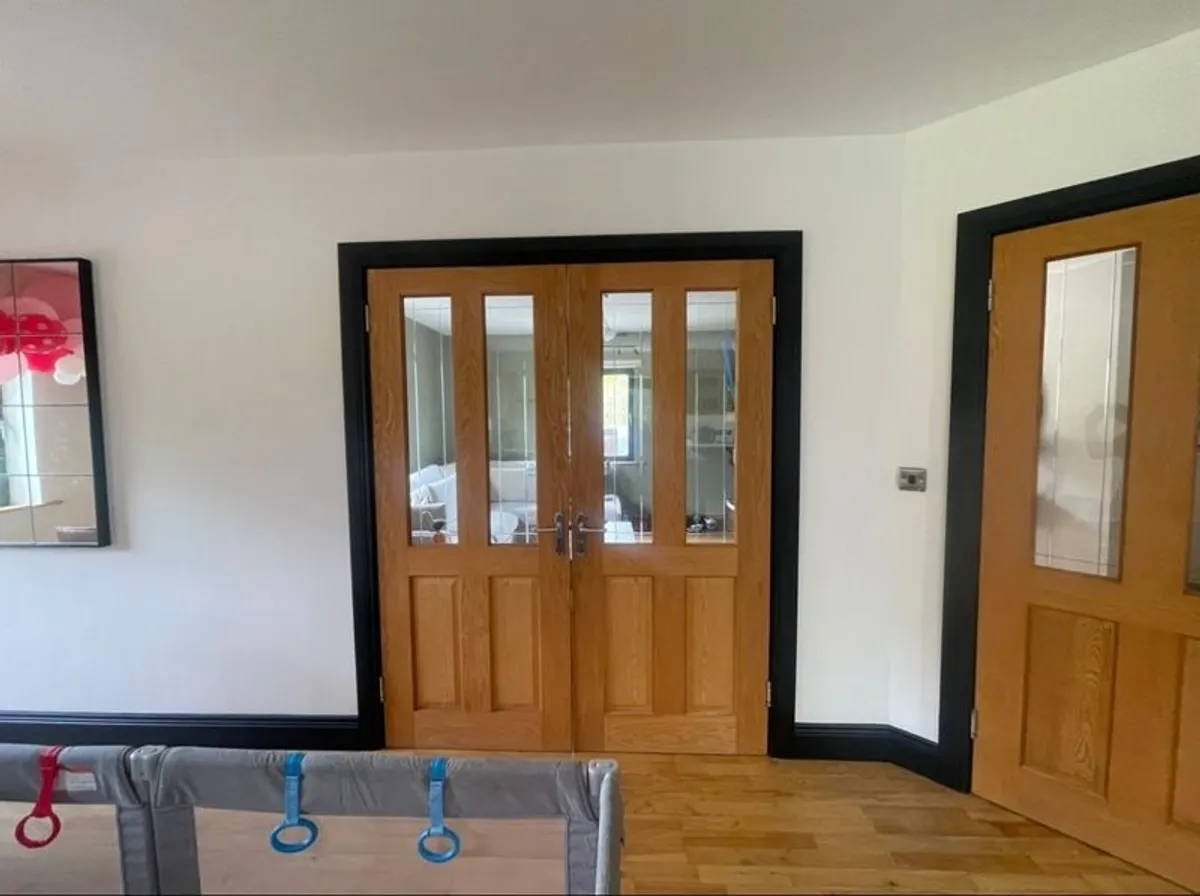 Solid Oak Internal Doors Excellent Condition - Image 2