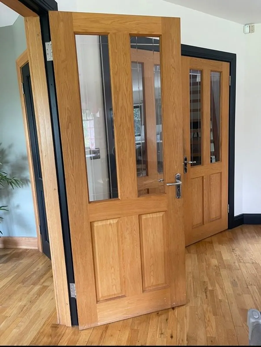Solid Oak Internal Doors Excellent Condition - Image 3