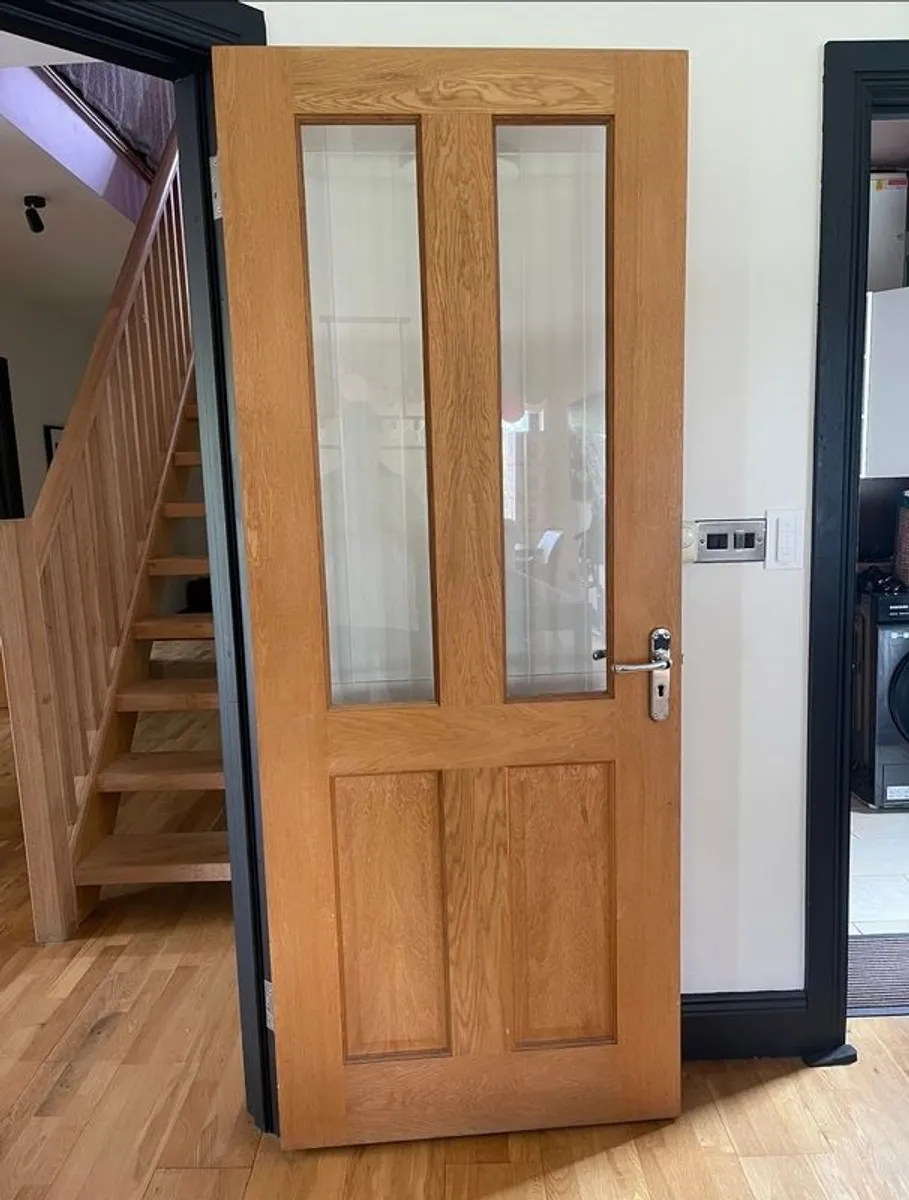 Solid Oak Internal Doors Excellent Condition - Image 4