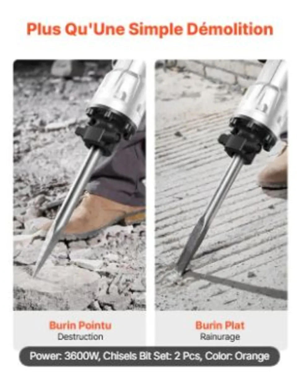 Demolition Jack Hammer, 3500W - Image 4