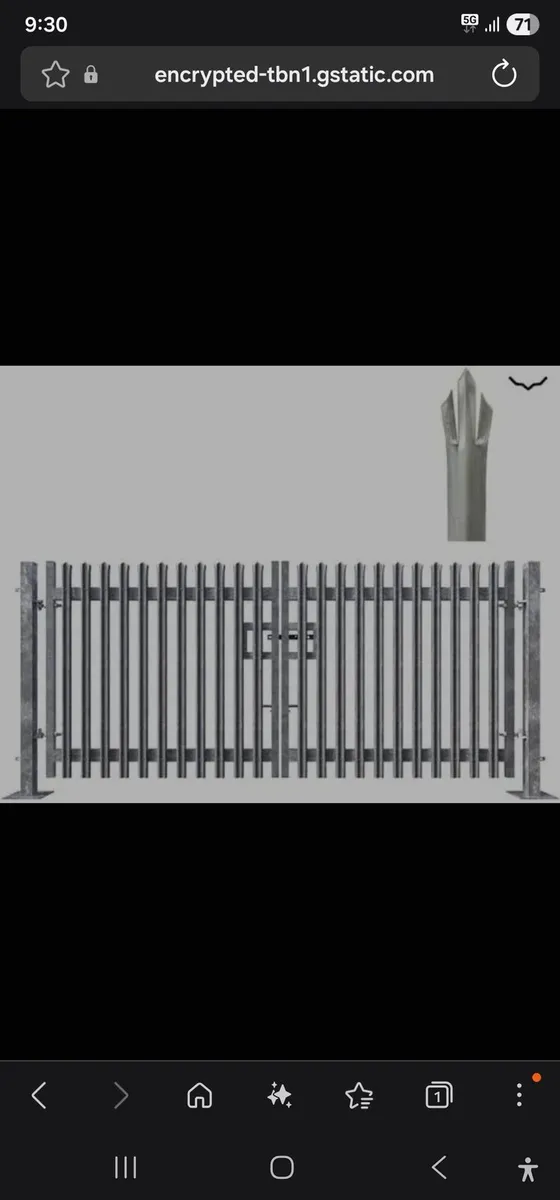 Security gates palasade style - Image 1
