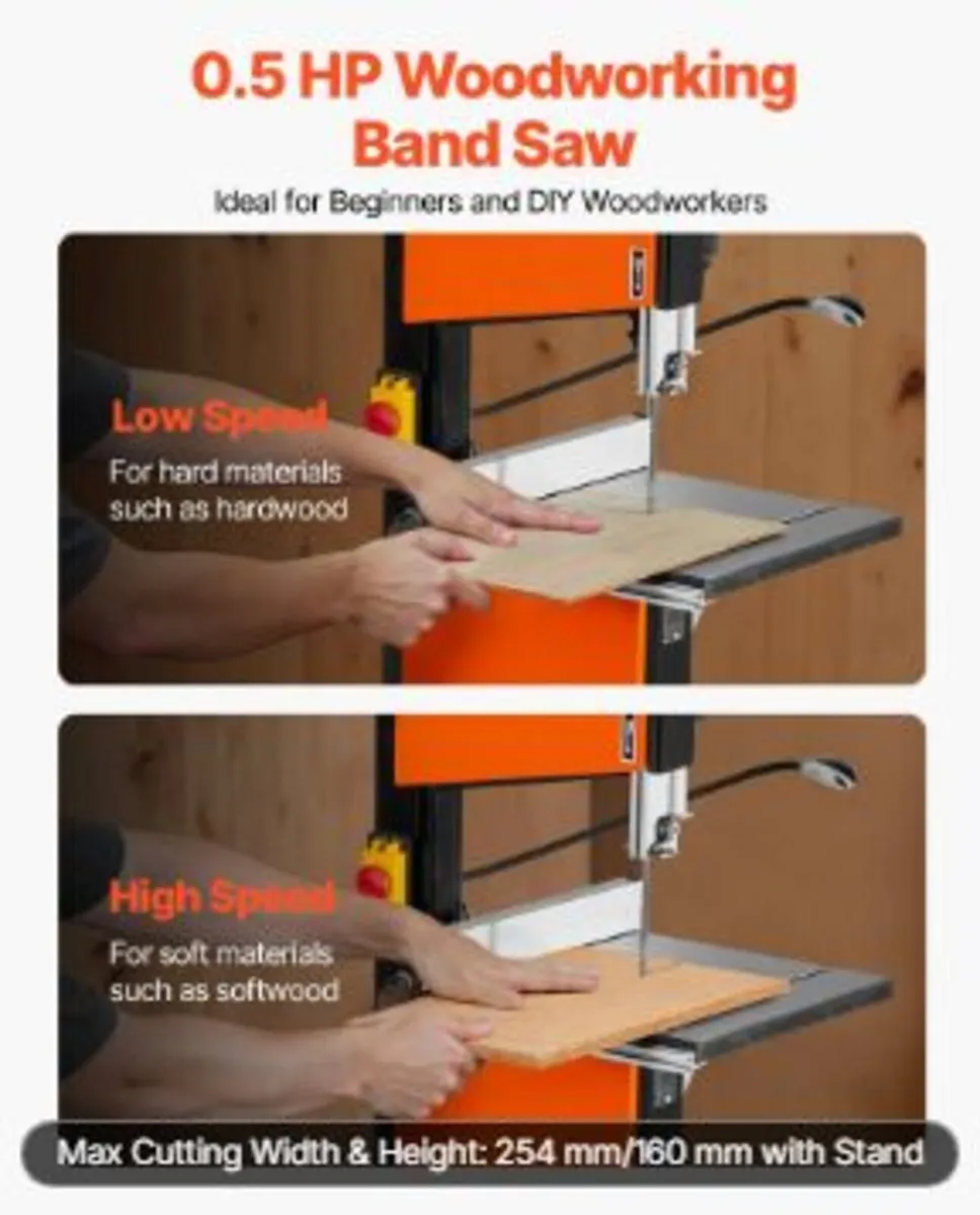 Band Saw with Stand, 254 mm - Image 2
