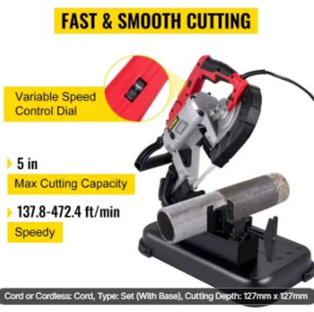 Portable Band Saw, 127 mm x 127 mm Cutting - Image 3