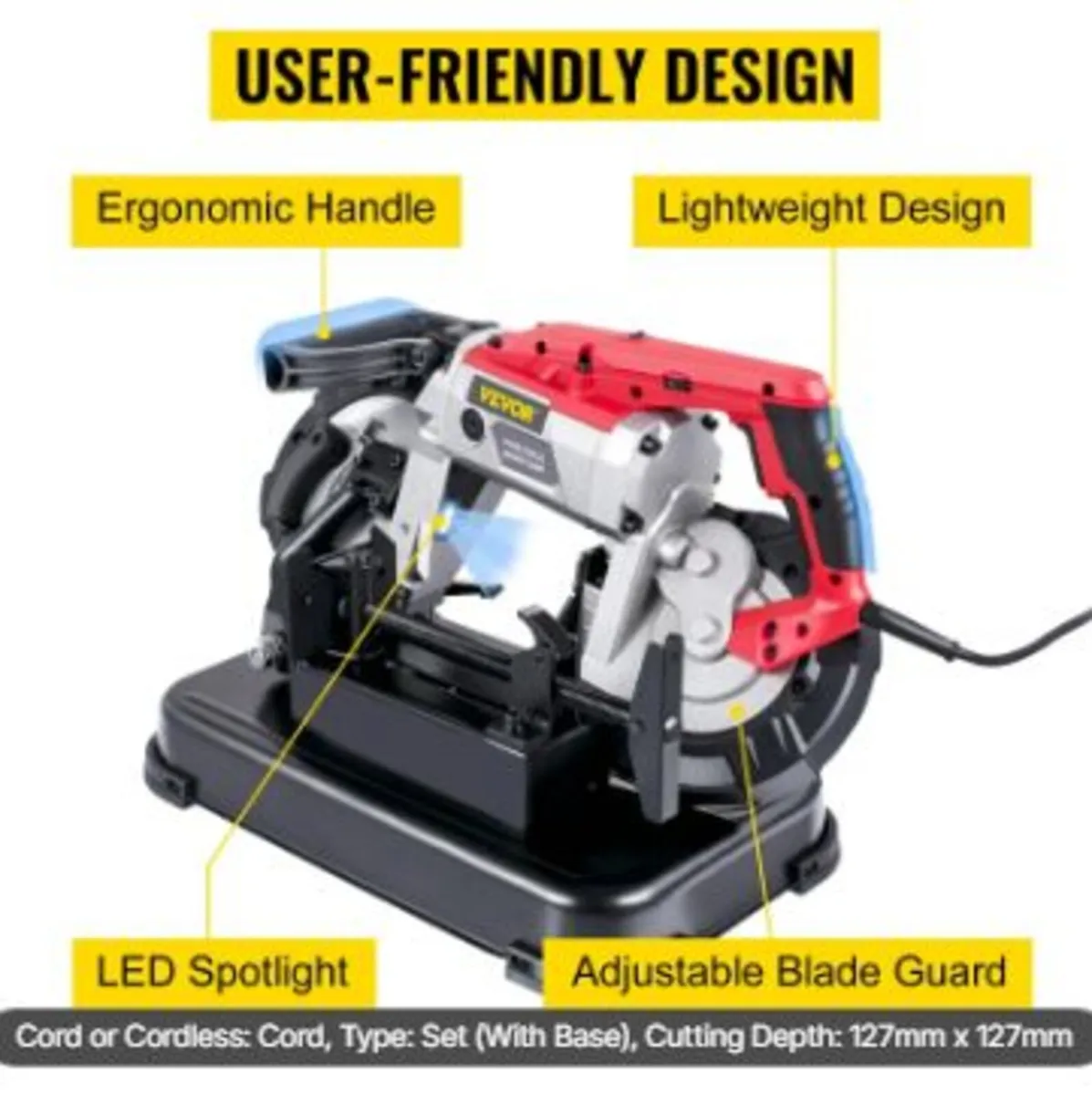 Portable Band Saw, 127 mm x 127 mm Cutting - Image 4