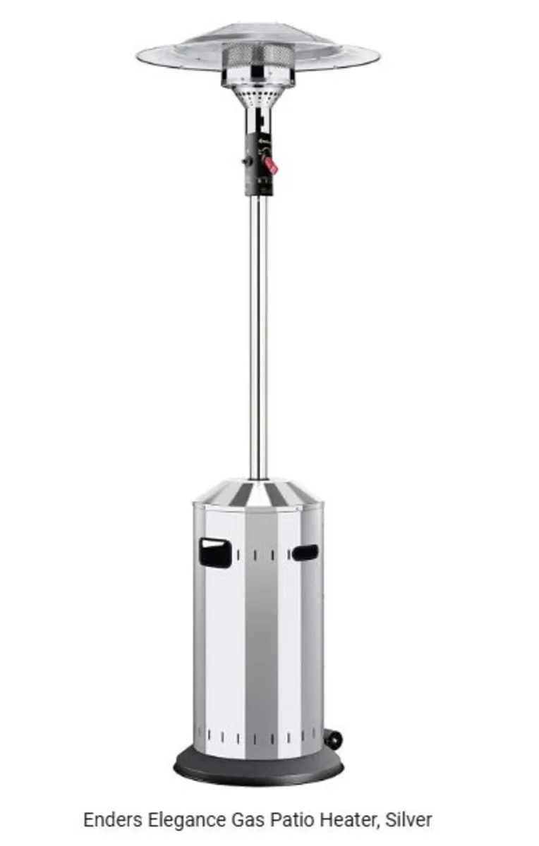 Gas Patio Heater Elegance Outdoor Silver Model - Image 3