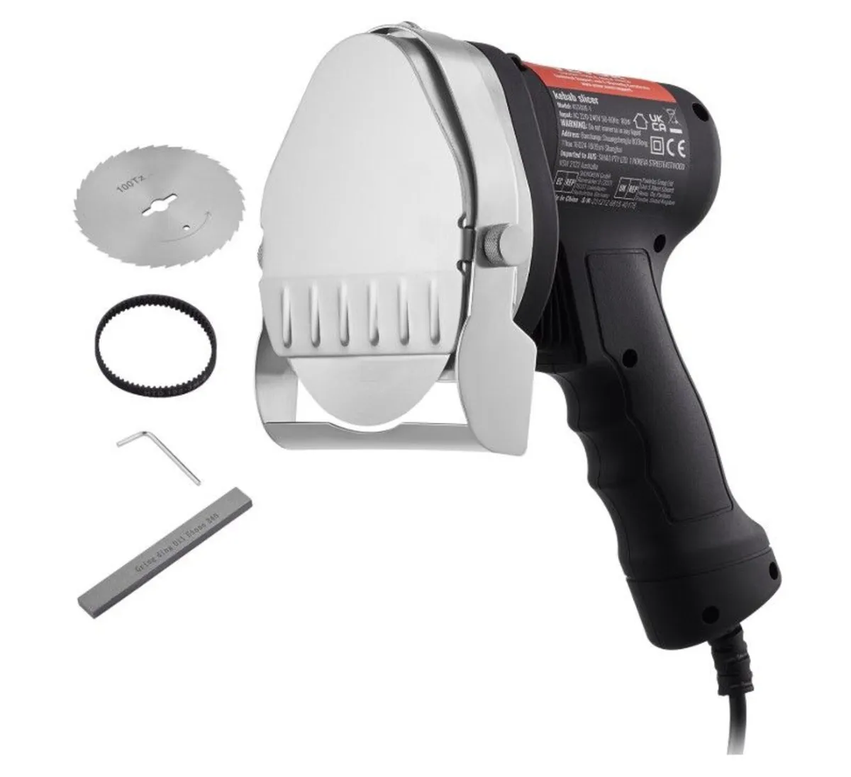 Electric Wired Turkish Barbecue Knife+2 Wavy Blade - Image 1