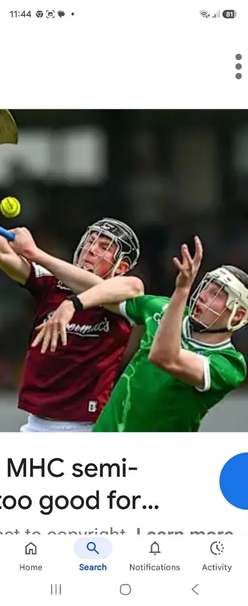 Hurling Tickets Swap only