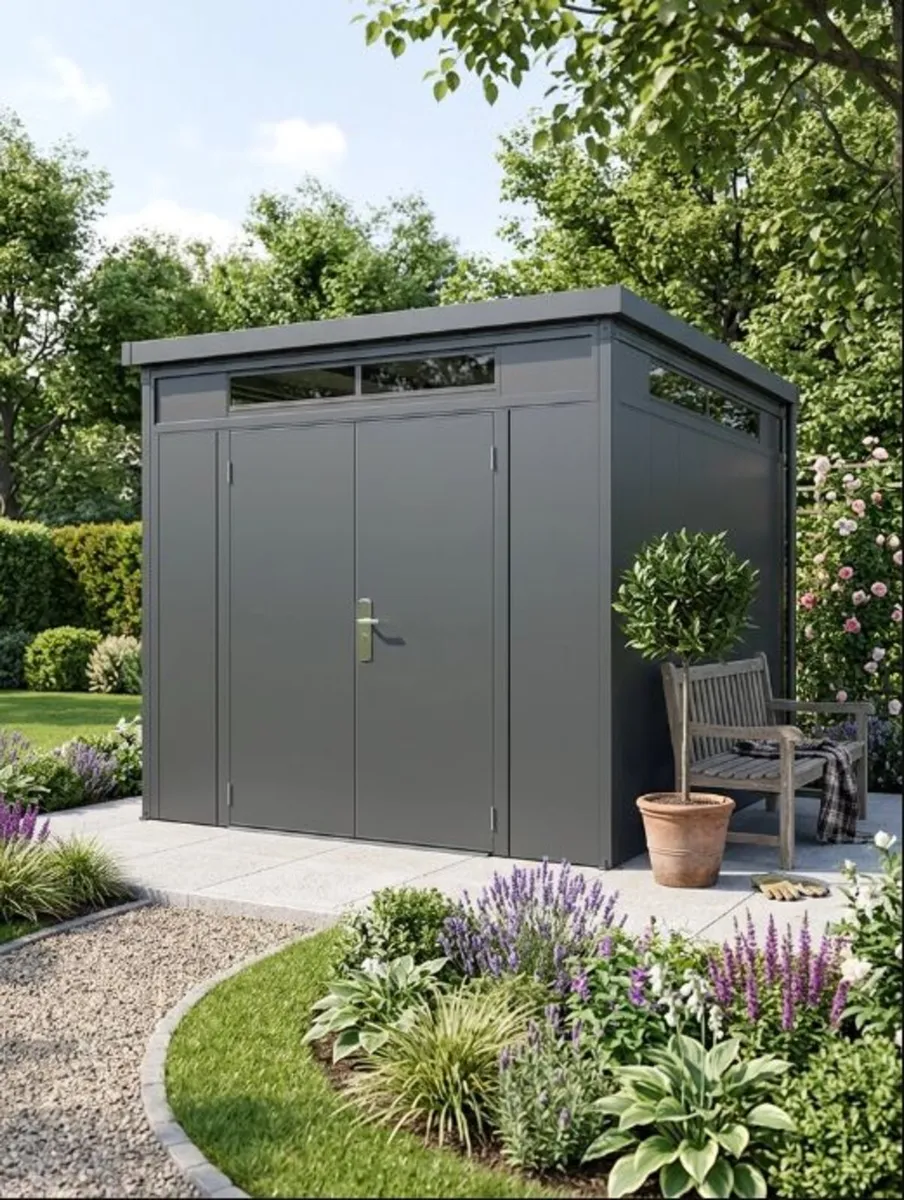 *NEW* Premium Panoramic Shed 9ft x 10ft - Image 1