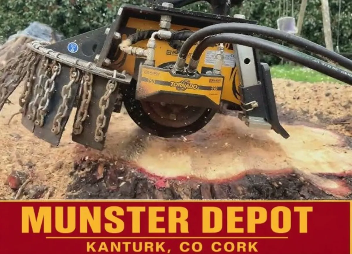 Attachment Hire. Stump Grinder 8 to 14 Ton
