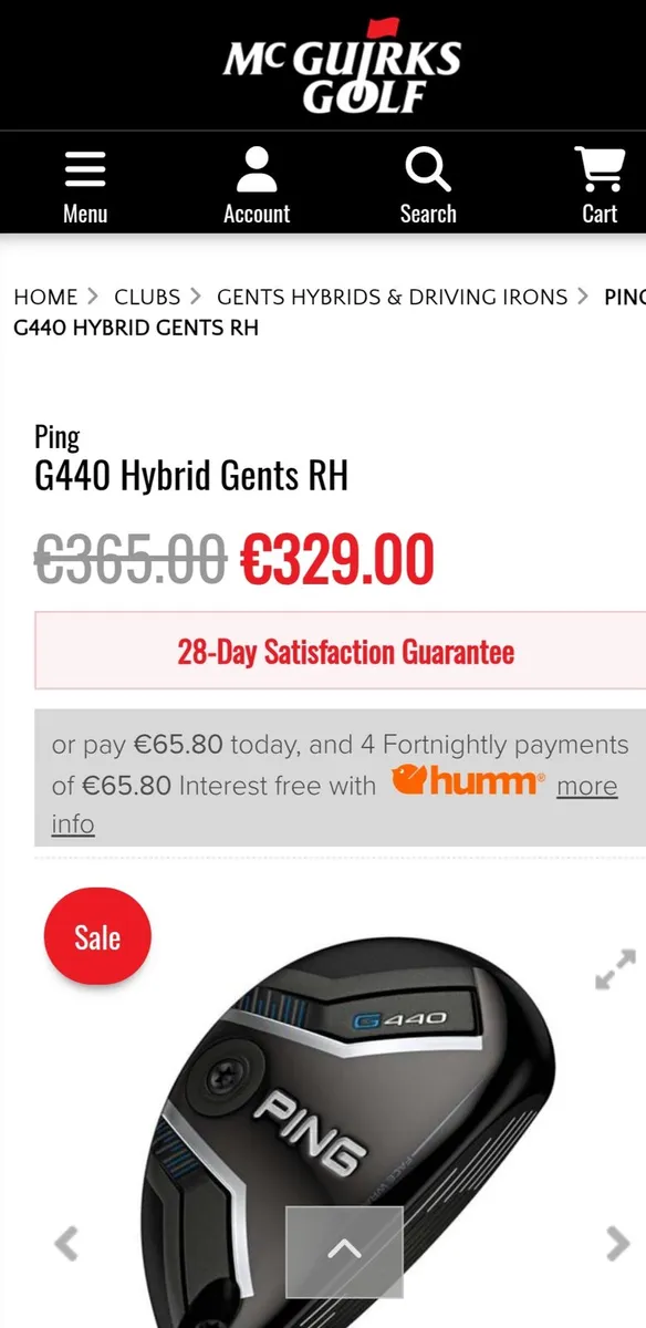 Ping G440 2 Hybrid. As New. - Image 3