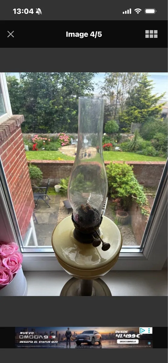 Antique Oil Lamp - Image 4