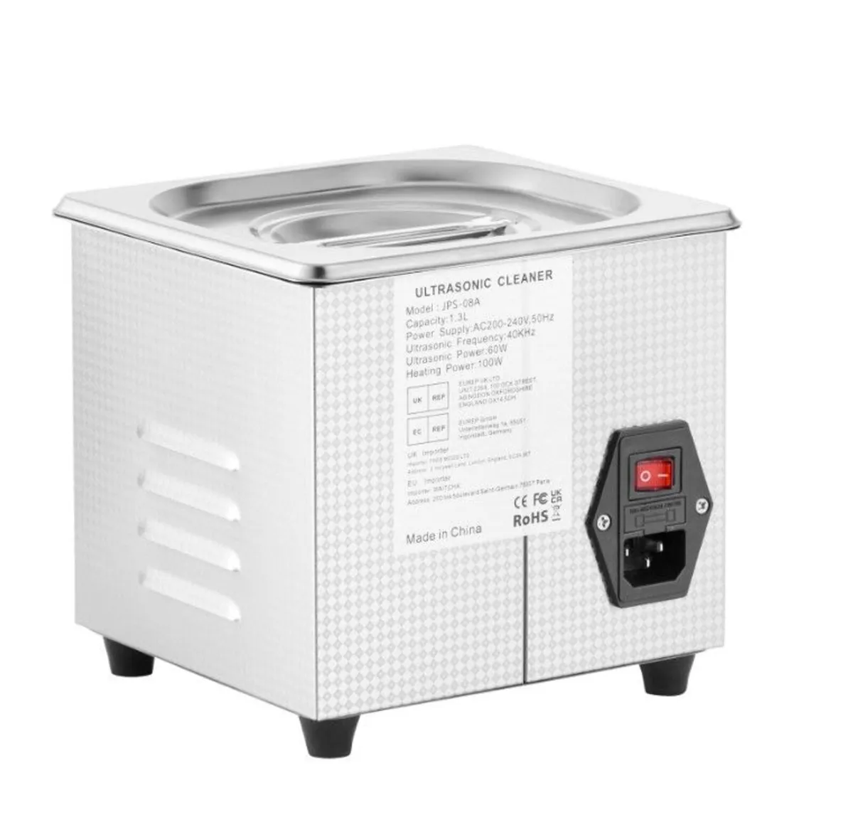 1.3L Stainless Steel Ultrasonic Cleaning Machine - Image 1