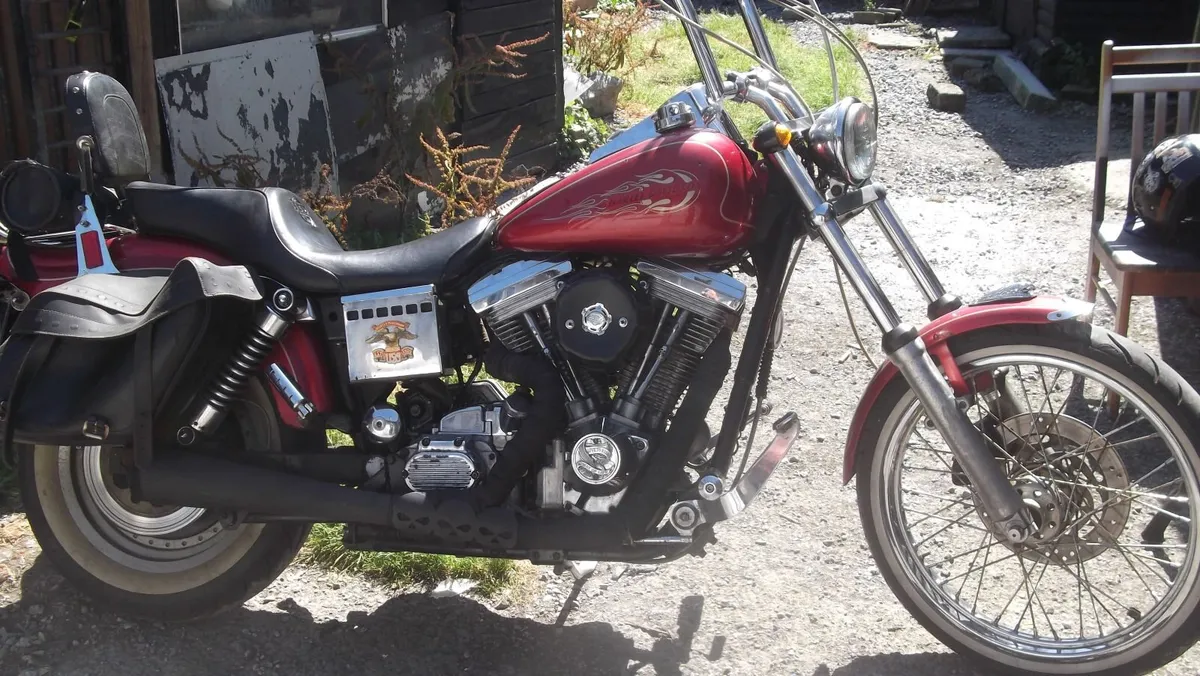 96 harley  , dyna wide1340 AND SPORTSTER.TRADE UP - Image 1