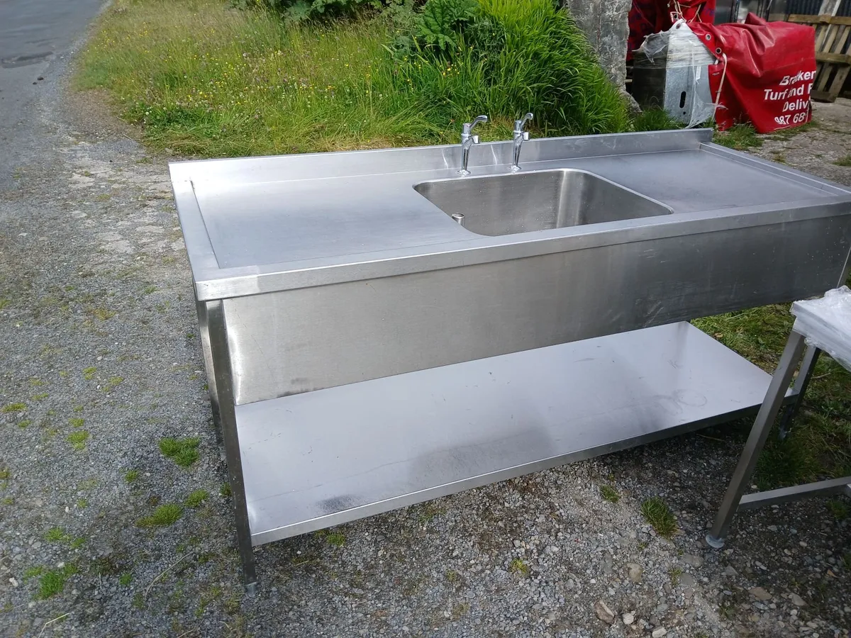 Stainless steel cabbinet sink unit complete .. - Image 4