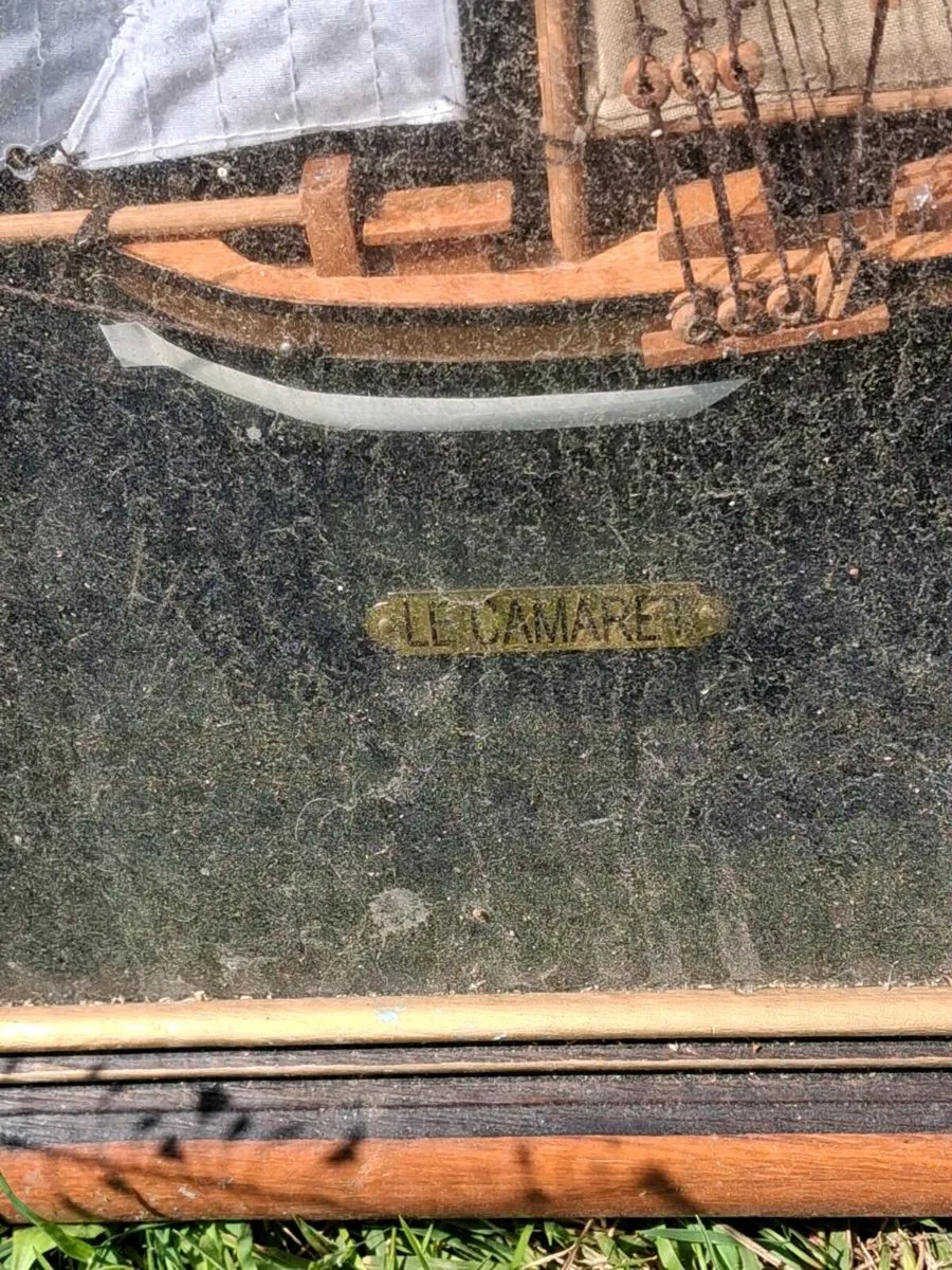 BOAT IN GLASS CASE - Image 2