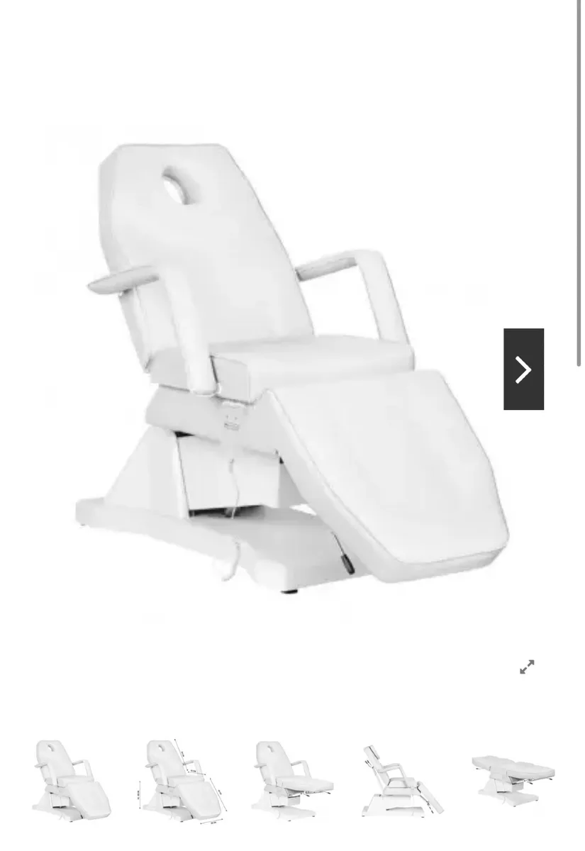 Electric beauty bed & stool - Image 1