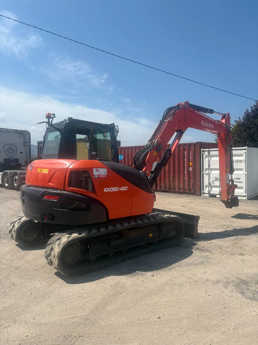 2021 Kubota KX080-4 - Image 3