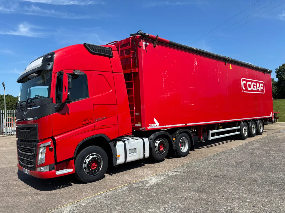 2019 Volvo FH 500 & 2021 STAS 130 walking Floor - Image 1