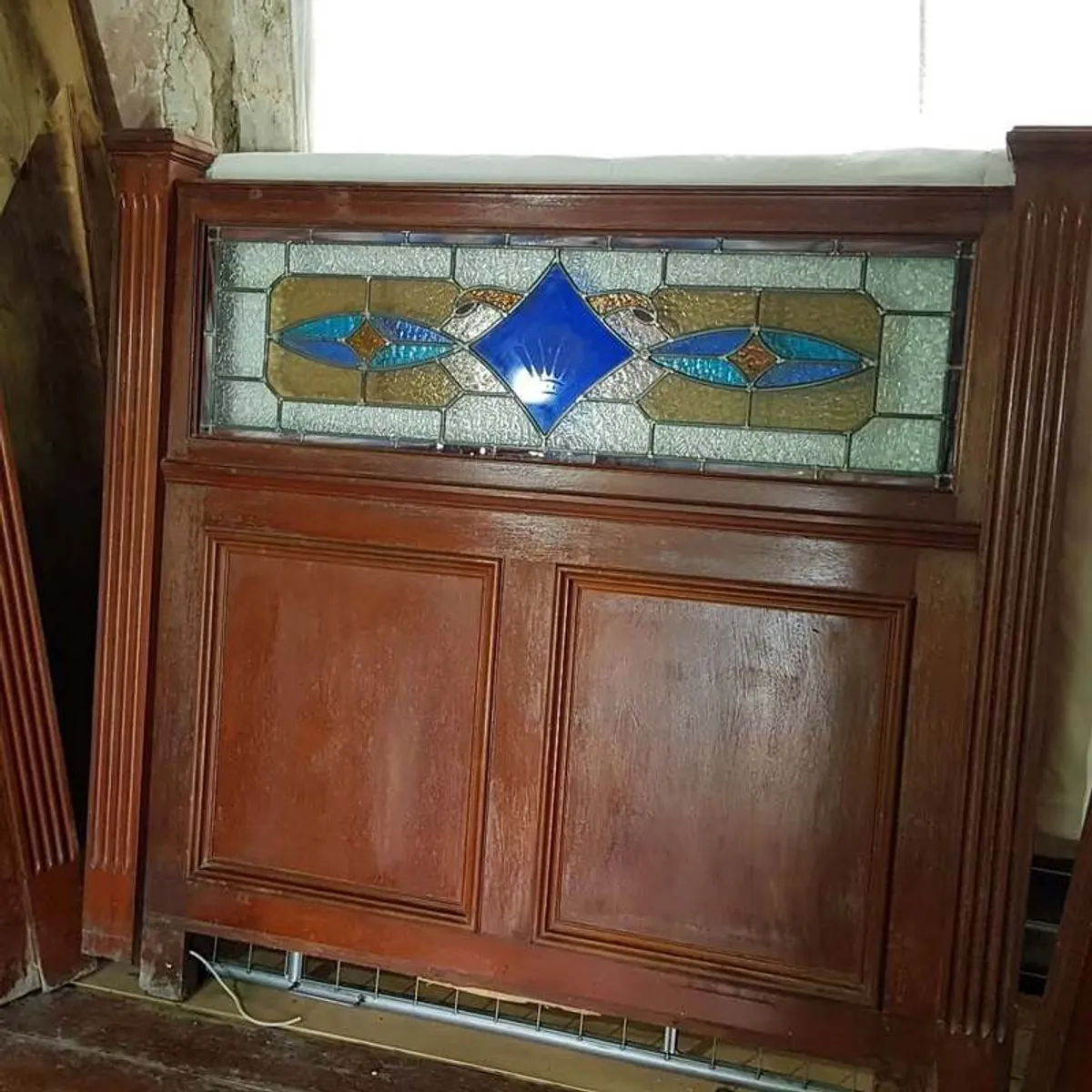 Stained Glass Snug Partitions - The Hilltop Bar, Carrigahorig, Co. Tipperary - Image 1