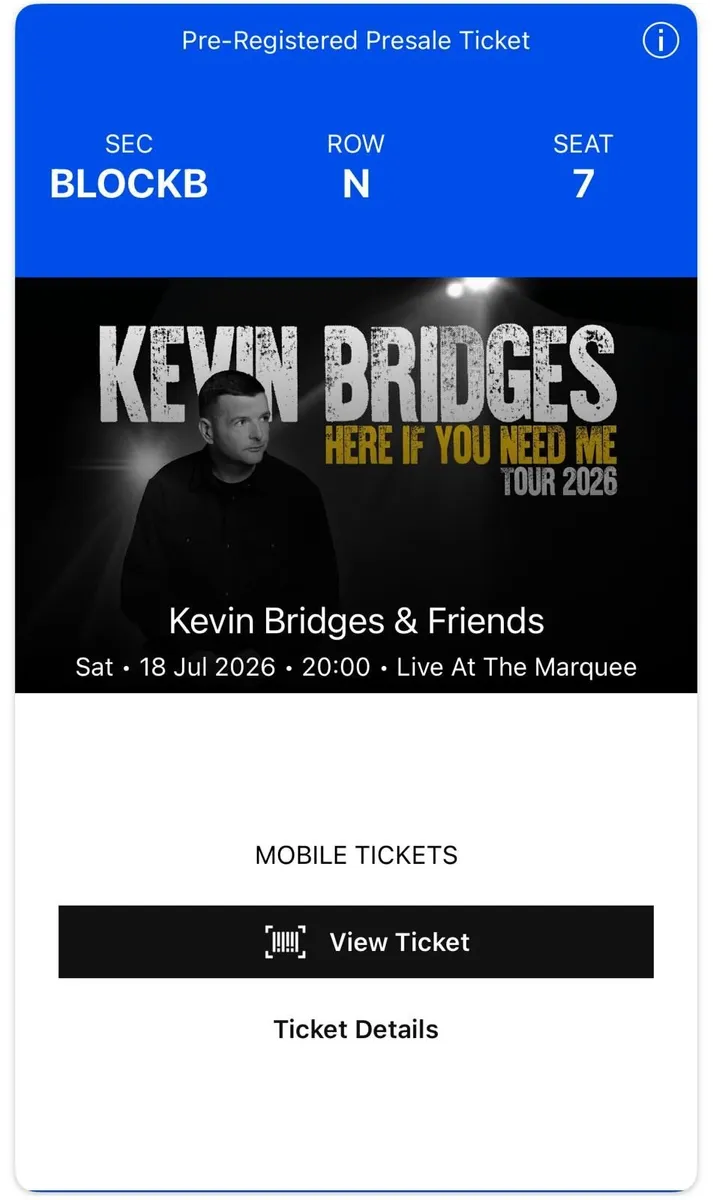 Kevin Bridges Cork 18th July - Image 2
