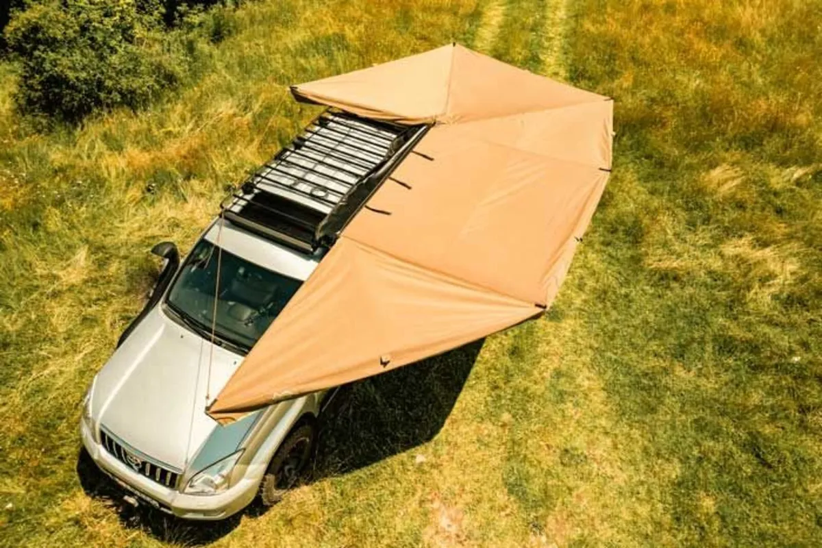 Edge Overland Tent Awning Bison Roof Rack - Image 2