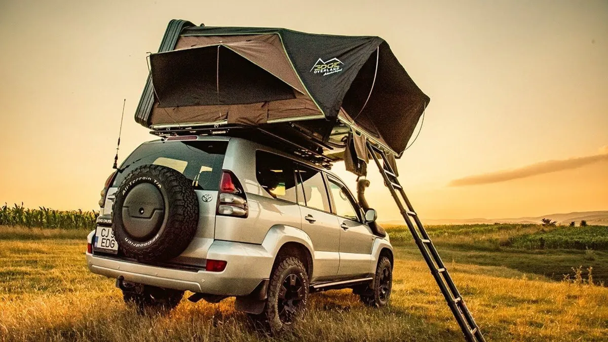 Edge Overland Tent Awning Bison Roof Rack - Image 4