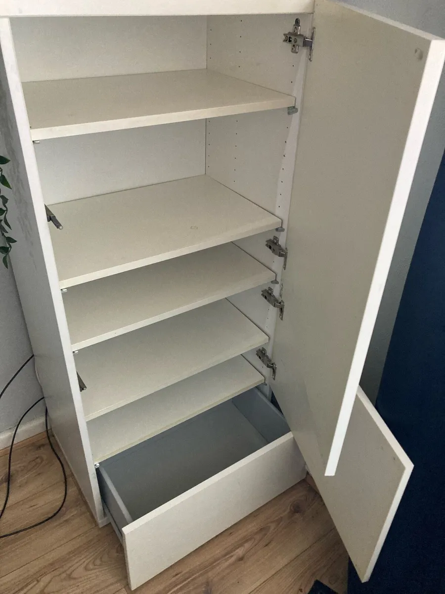IKEA Bestå Unit - White, 1 drawer, 2 doors - Image 3