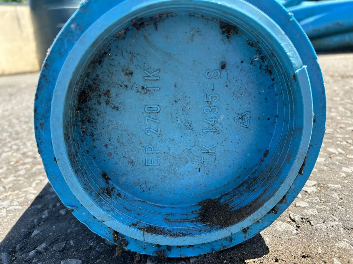 6” HDPE blue watermain pipe - Image 2