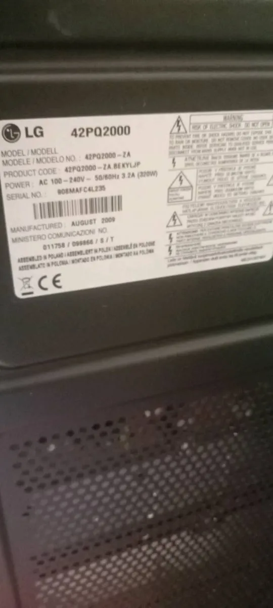 LG 42" flat screen - Image 4