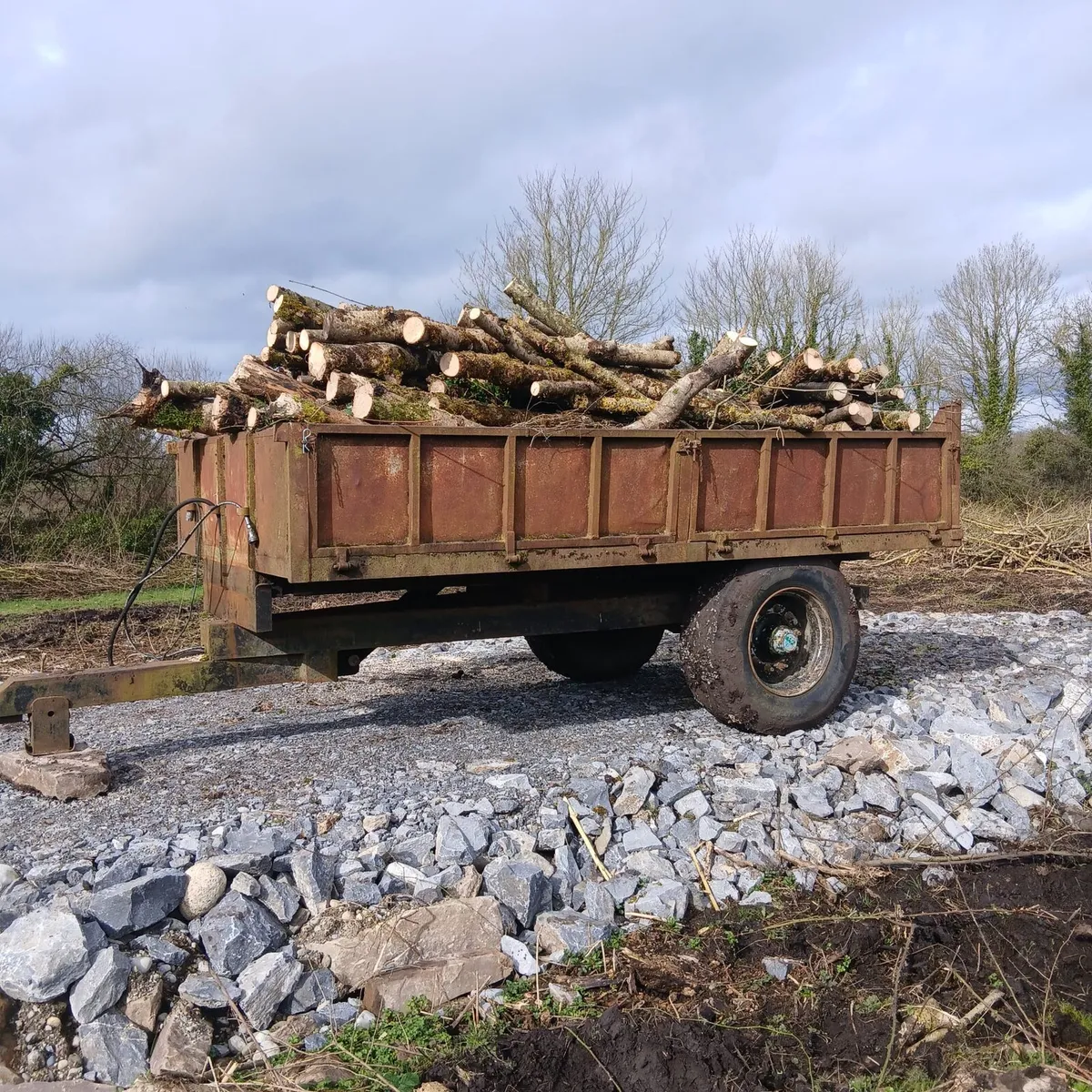 Lowloader and tipping trailers handy under rams - Image 1