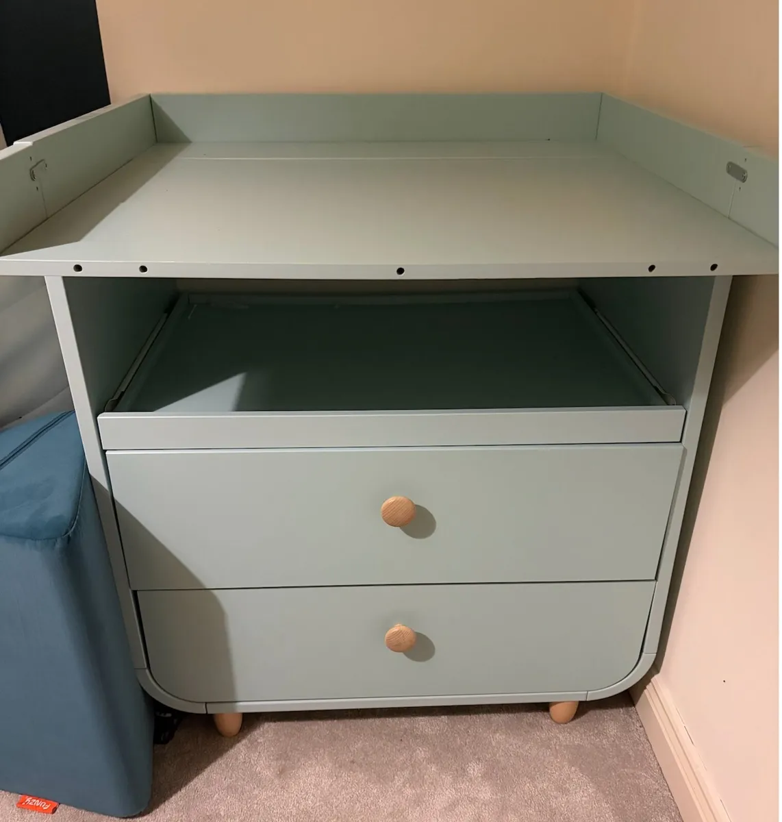 Changing table Myllra Ikea turquoise - Image 1