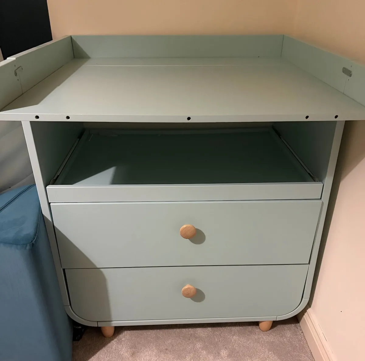 Changing table Myllra Ikea turquoise - Image 2