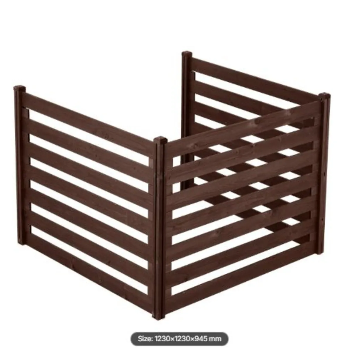 Wooden Privacy Fence,1230 x 945 mm Air Conditioner - Image 4