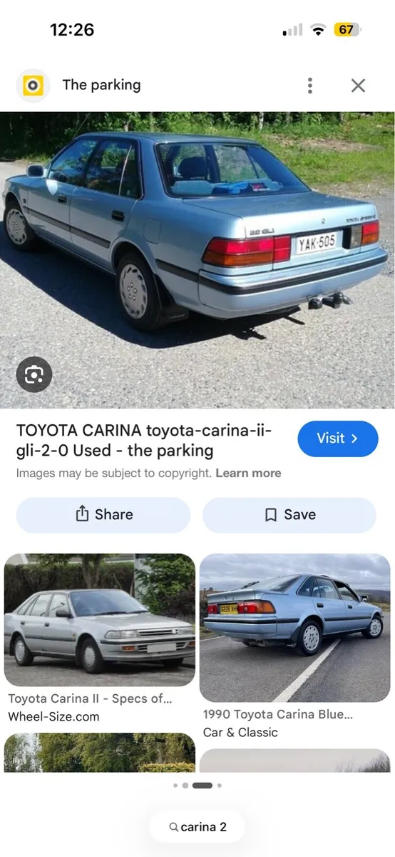 Looking for a carina 2