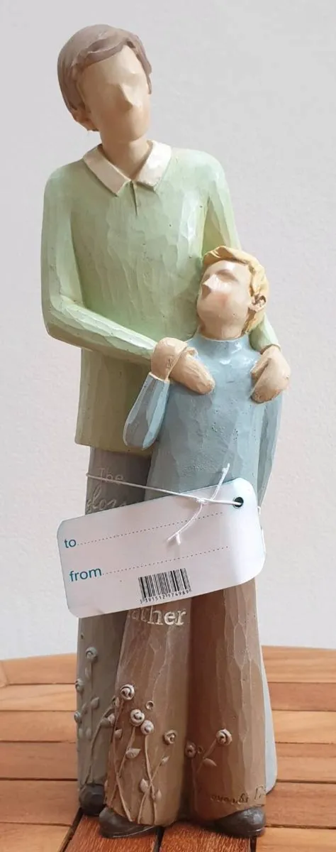 "Father & Child" Figurine - Image 1