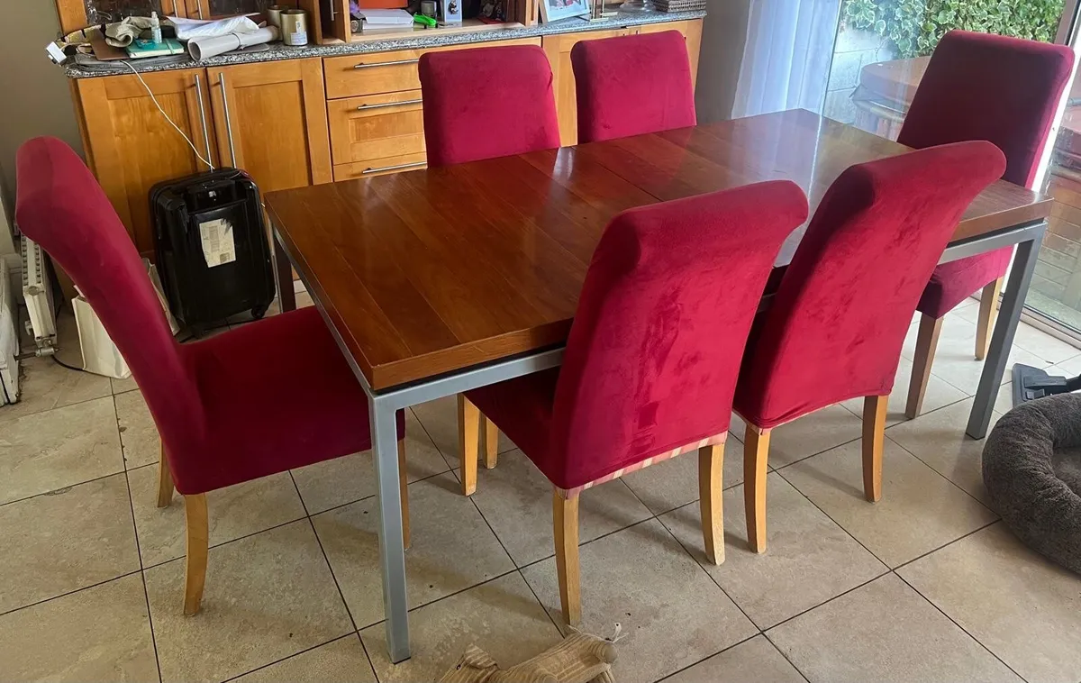 Dining Room Table and 6 chairs ( Bo Concept) - Image 2
