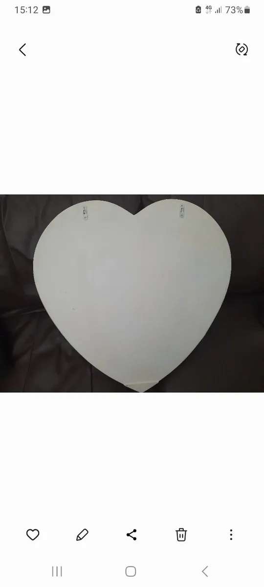 Heart shelf and unicorn head wall mount - Image 2
