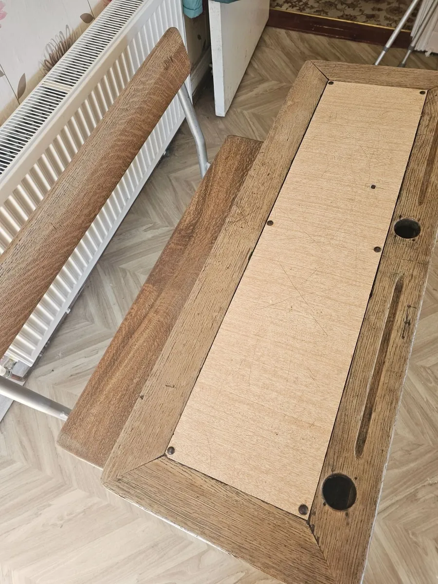 Vintage School Desk - Image 3