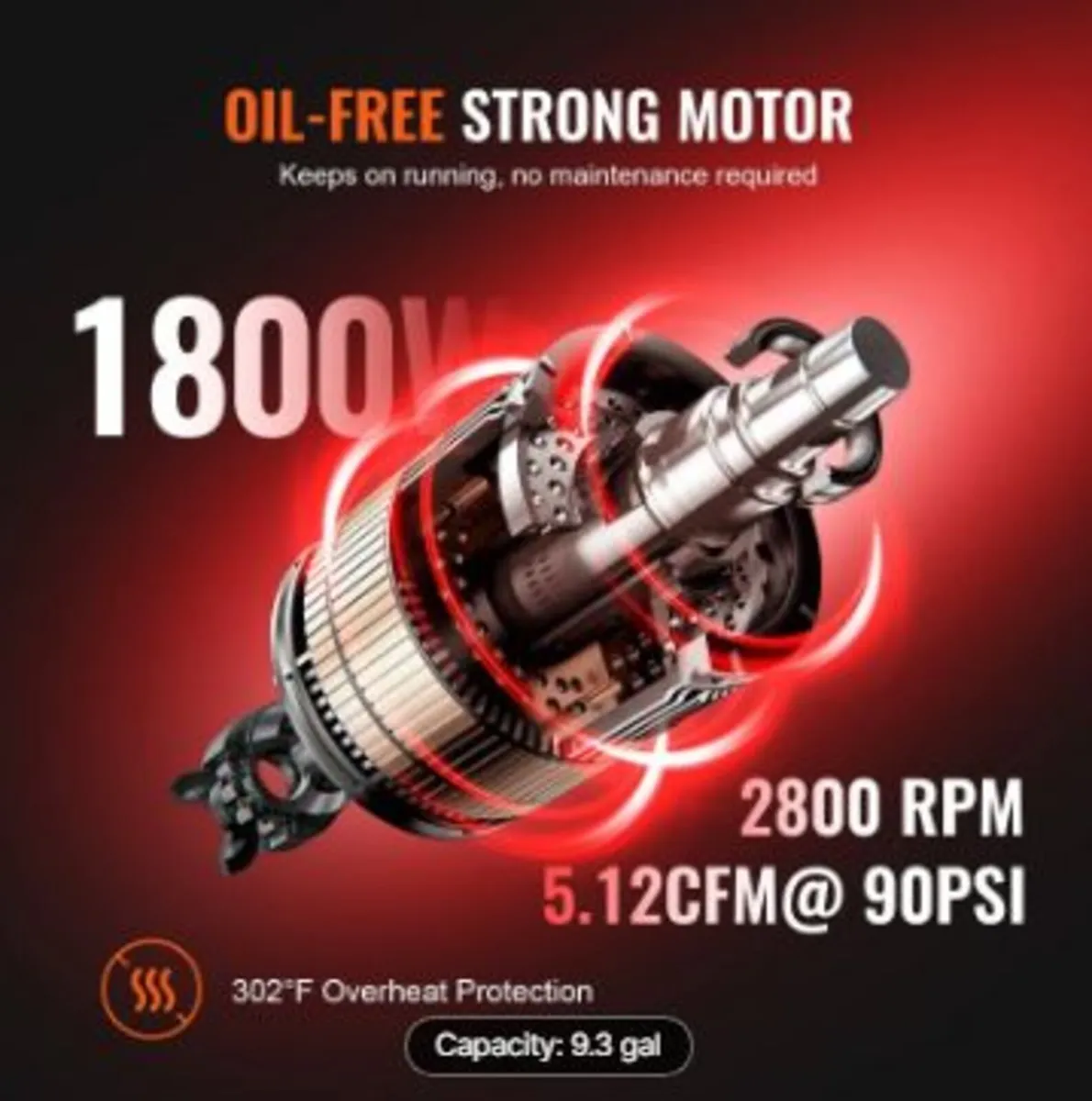 Air Compressor 35.2 L 1800W - Image 4