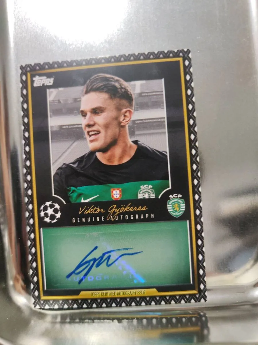 Viktor Gyokeres Match Attax genuine signature - Image 2