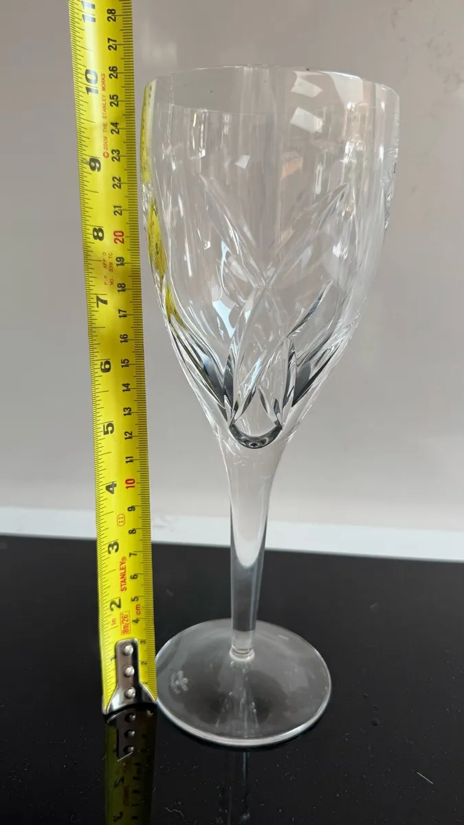 Waterford crystal Wine Glasses x8 - Image 3