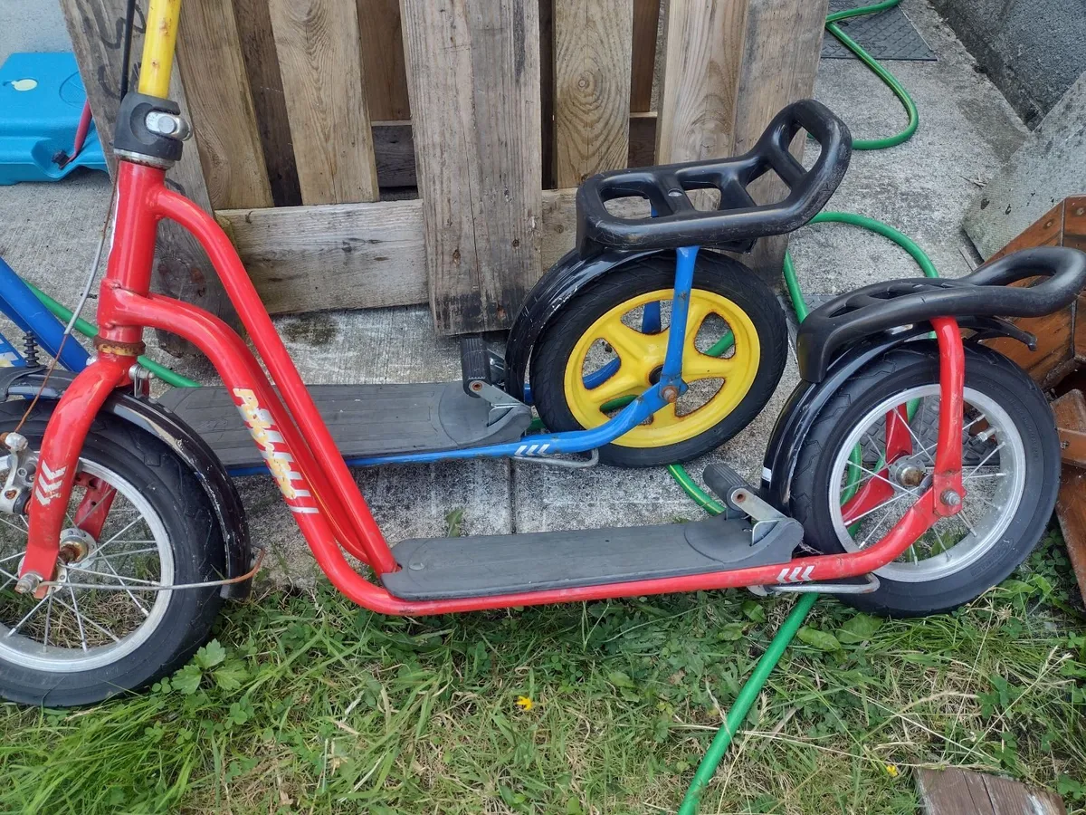 Puky line large wheel push scooter for kids - Image 1