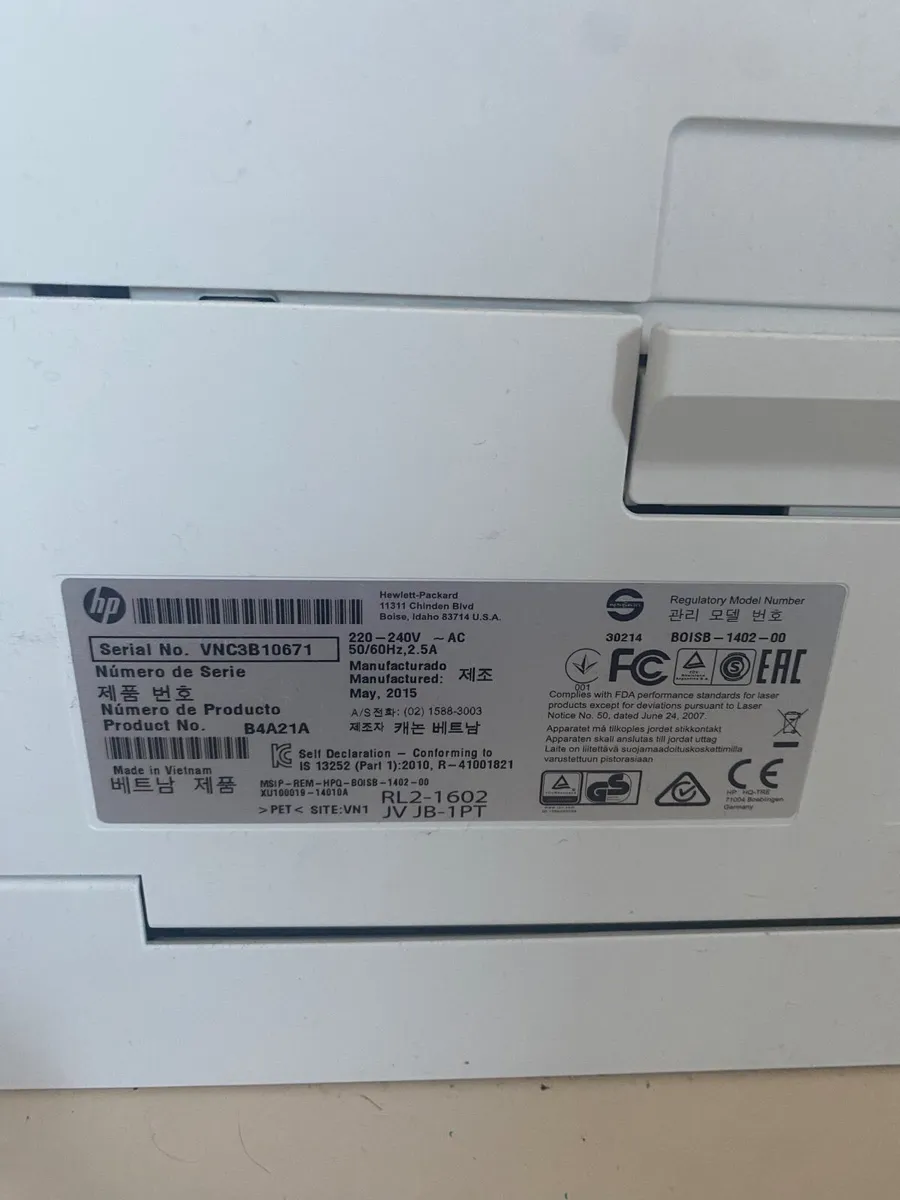 Hp printer & two cartridges - Image 2