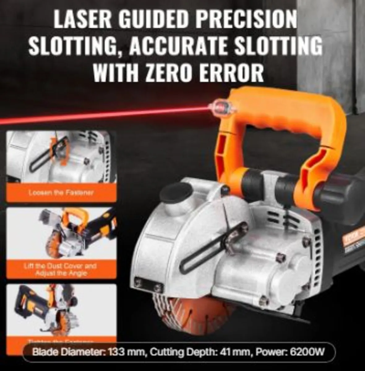 Electric Wall Chaser, Wall Groove Cutting Machine - Image 4