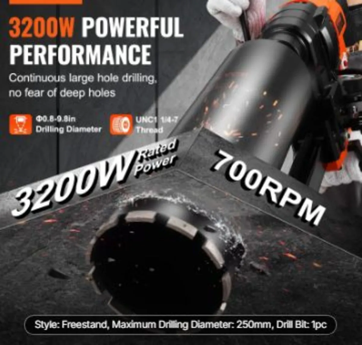 Core Drill Machine 2.03-24.9 cm - Image 2