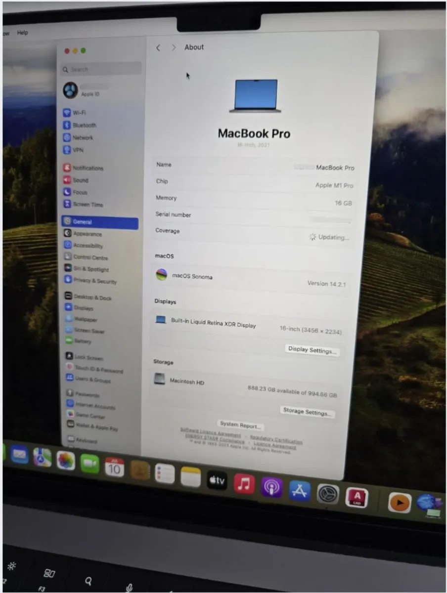 Apple MacBook Pro 16-inch M1 Pro - Image 2