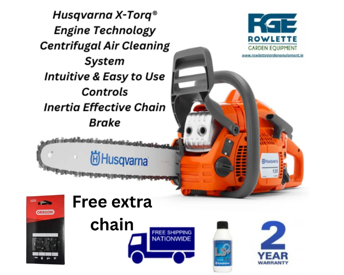 Husqvarna Chain Saw 135 mark II - Image 2