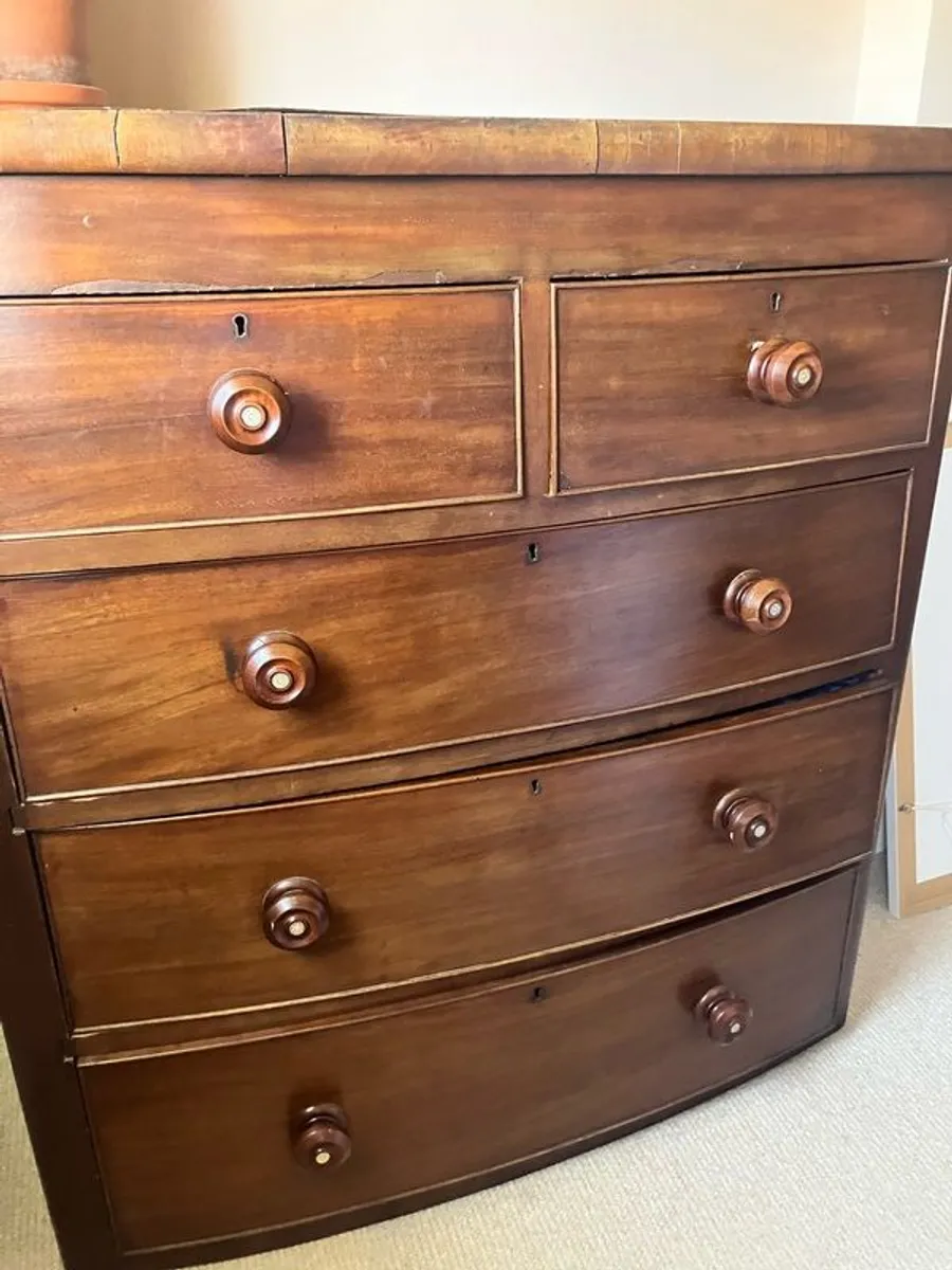 antiques chest of drawers - Image 2