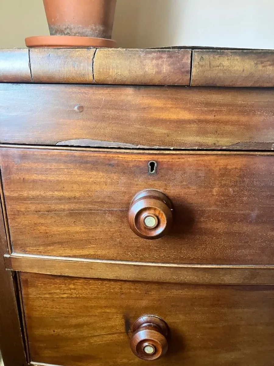 antiques chest of drawers - Image 3